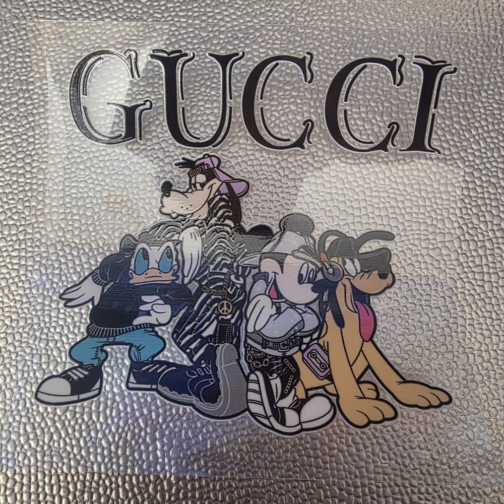 Gucci Silver Disney Characters Bag